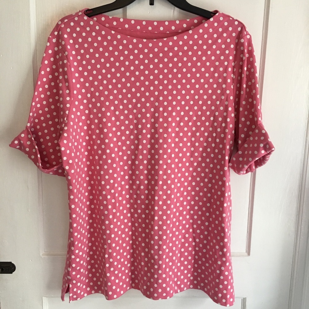 Short sleeve polkadot T-shirt